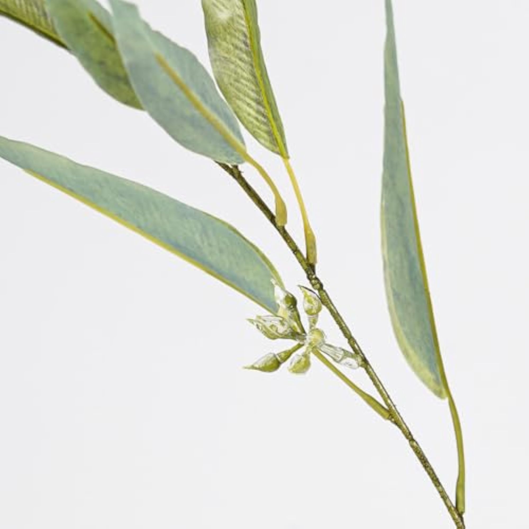 3PCS 43.3" Green Eucalyptus Faux Branches for Vase
